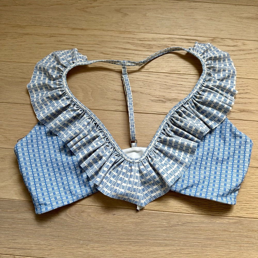 (NWT) TULAROSA Nico Bikini With Ruffle Top - Picture 4 of 11